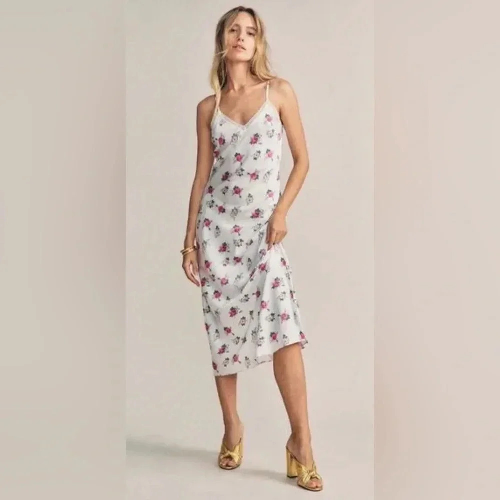 LoveShackFancy x Morgan Lane “Stella” slip dress